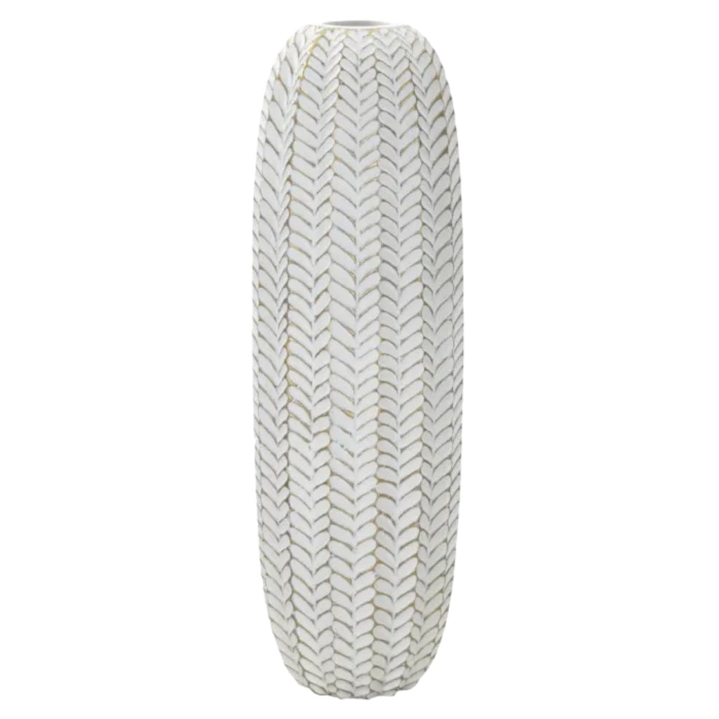 Vase décoratif en céramique pour intérieur moderne - 40 x 15 x 15