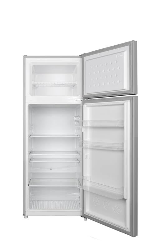 FrigeluX Réfrigérateur Double Porte Inox RDP216XE 211L
