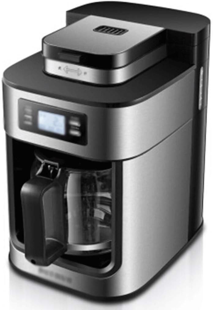 Machines à Café Machine à Café, Machine à Café Entièrement Automatique Grinder Machine à Café à Domicile Poudre de Soja Machine à Café à Café à Double