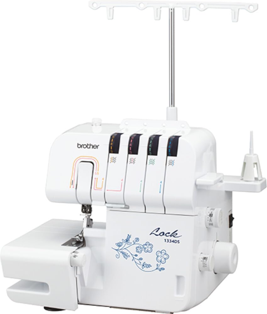 Brother Machine à surjeteuse 1334DS - Taille et couture facile, Blanc