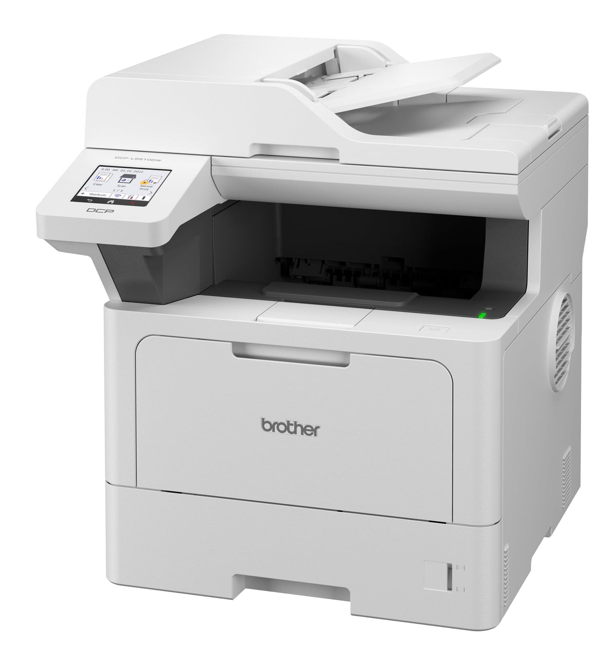 Brother DCP-L5510DW Imprimante Multifonction Laser Monochrome 3-en-1 Professionnelle - WiFi, USB, Ethernet - Impression jusqu'à 48 Pages par Minute