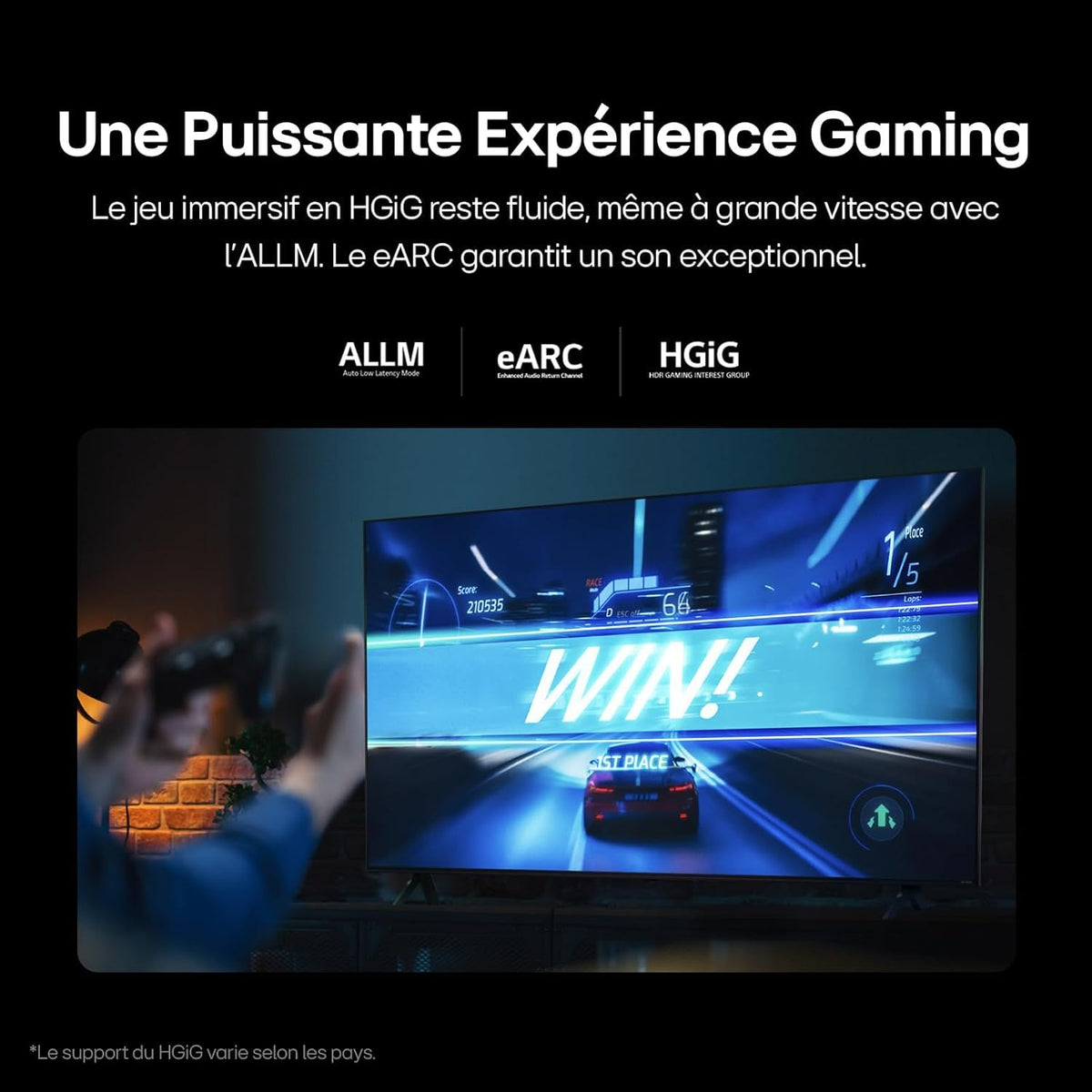 LG Nanocell TV 2024 | 55NANO81 | 55 Pouces | UHD | Processeur α5 Gen7 AI 4K, Bleu foncé