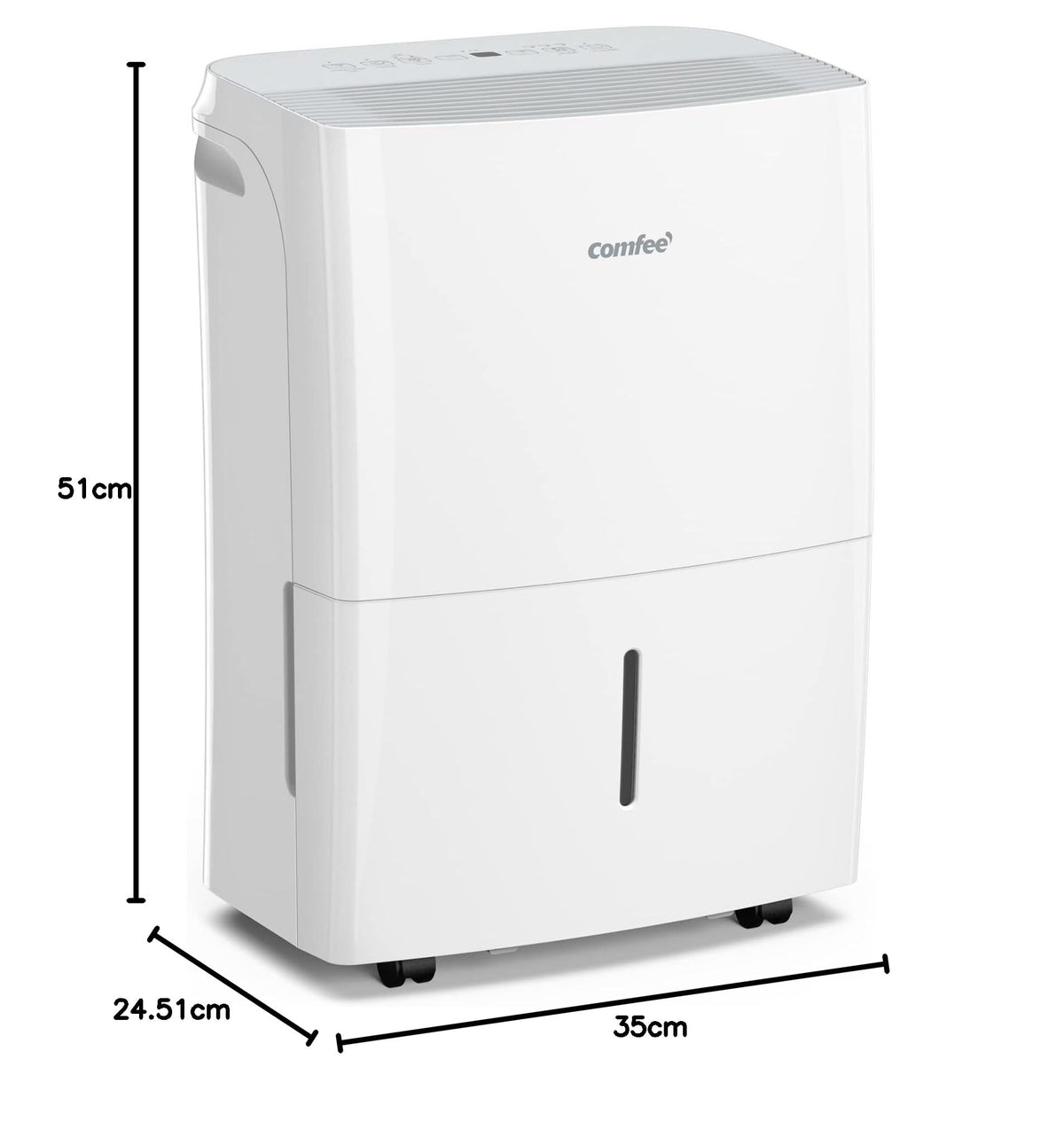 Comfee Déshumidificateur Connecté 20L/jour, 4 Modes, Deshumidificateur d air Silencieux, Sèche-Linge, Réservoir 3L, Pour pièce de 40㎡/100m³, MDDF-20DE