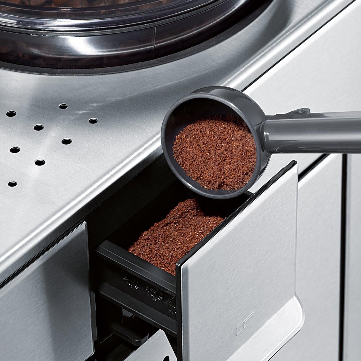 Siemens - TE806501DE - Machine à café automatique, Noir/Titanic