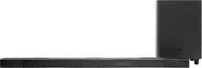 JBL 9.1 – Barre de son avec caisson de basses et hauts-parleurs sans fil – Connection 4K par arc HDMI ou câble optique – Bluetooth 4.2 – Couleur : Noi