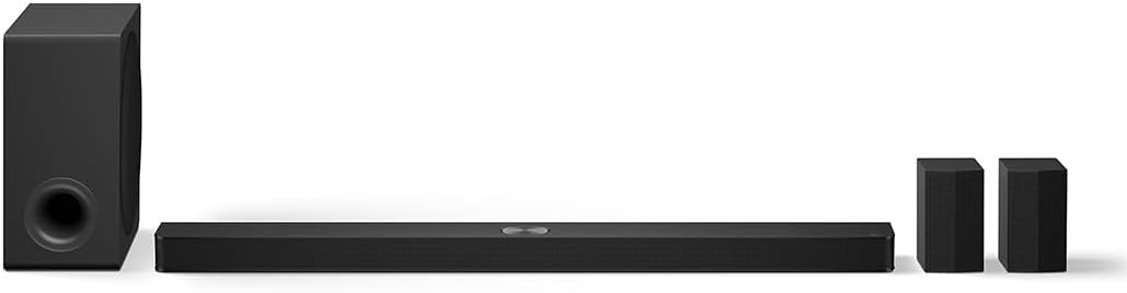 LG - S90TR - Barre de Son 7.1.3, 670 W, Dolby Atmos, DTS:X, Hi-ResAudio, 13 Haut-Parleurs, WOW Synergie