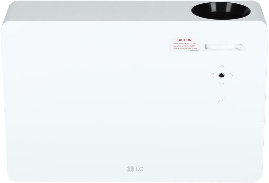 LG CineBeam Vidéoprojecteur LED HU70LS Home Cinema 1500 Lumen, 4K UHD 2160p, Projection Entre 60"~140", webOS 4.5, Bluetooth Audio, Haut-parleurs inté