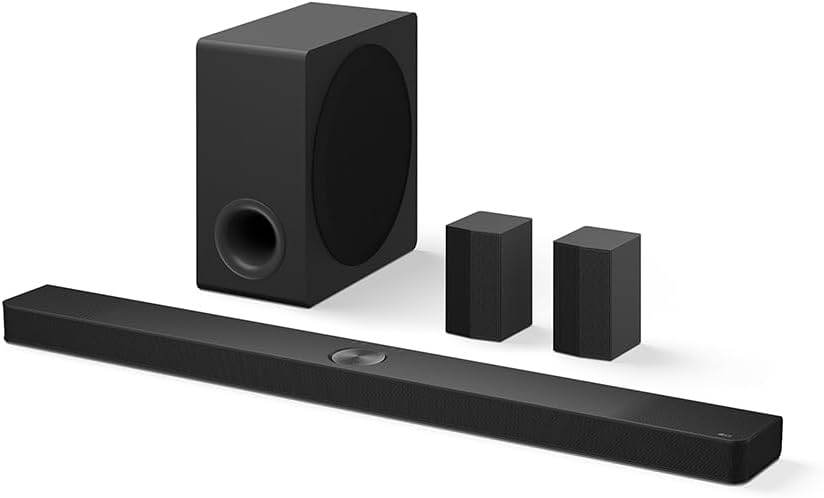 LG - S90TR - Barre de Son 7.1.3, 670 W, Dolby Atmos, DTS:X, Hi-ResAudio, 13 Haut-Parleurs, WOW Synergie