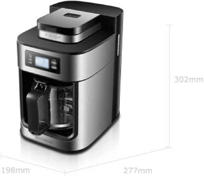 Machines à Café Machine à Café, Machine à Café Entièrement Automatique Grinder Machine à Café à Domicile Poudre de Soja Machine à Café à Café à Double