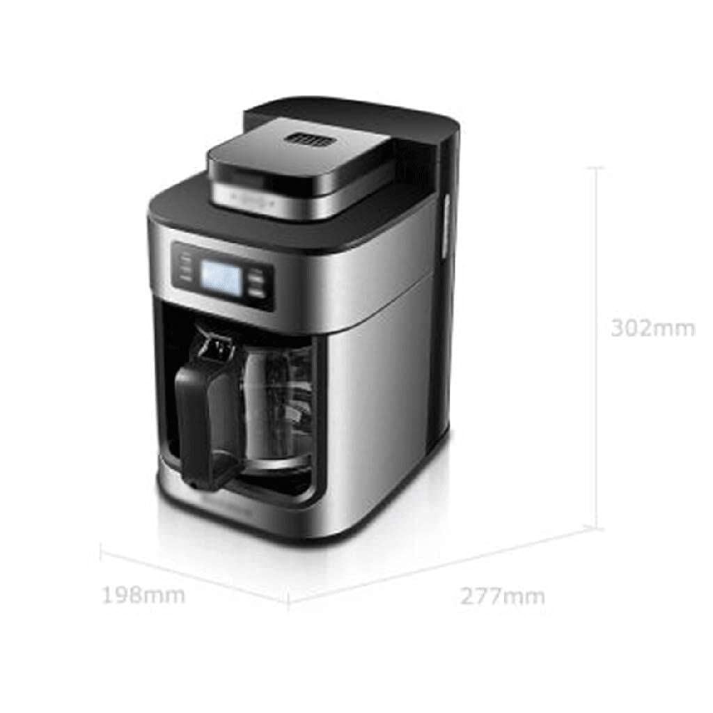 Machines à Café Machine à Café, Machine à Café Entièrement Automatique Grinder Machine à Café à Domicile Poudre de Soja Machine à Café à Café à Double