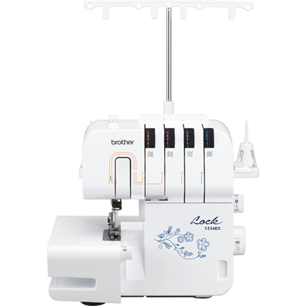 Brother Machine à surjeteuse 1334DS - Taille et couture facile, Blanc