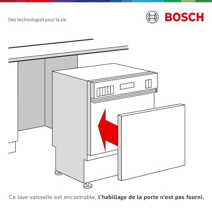 Bosch SMV2ITX18E - Série 2 - Lave-vaisselle encastrable - 60cm - Home Connect - 12 couverts - Moteur EcoSilence