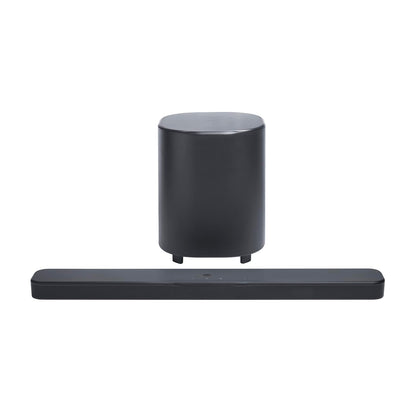 JBL Bar 500 MK2, Barre de Son Bluetooth 5.1 canaux pour TV avec Caisson de Basses de 25,4 cm, Dolby Atmos, HDMI eARC, Wi-FI, vidéo 4K, PureVoice 2.0 et MultiBeam 3.0, Noir