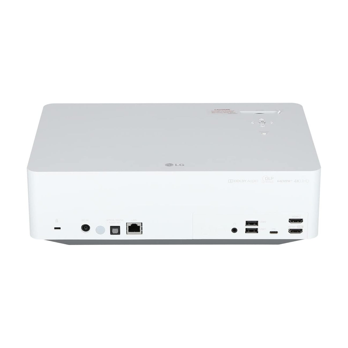 LG CineBeam Vidéoprojecteur LED HU70LS Home Cinema 1500 Lumen, 4K UHD 2160p, Projection Entre 60"~140", webOS 4.5, Bluetooth Audio, Haut-parleurs inté