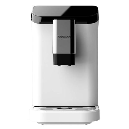 Cecotec Cafetière Superautomatique Cremmaet Macchia White. 1350 W, Thermoblock, Pompe à Pression de 19 bars, Système Plug&Play, Réservoir de Café avec Moulin Intégré, Nettoyage Automatique