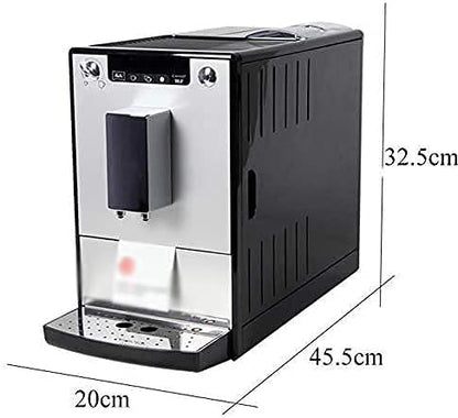 Machine à Café Espresso Machine, Machine à Café Entièrement Automatique, Moulinette, Machine à Café, Machine à Café à Café à Filtre Grand Public Et Commercial, 200Mm X 455Mm X 325Mm, Noir Et Argent I