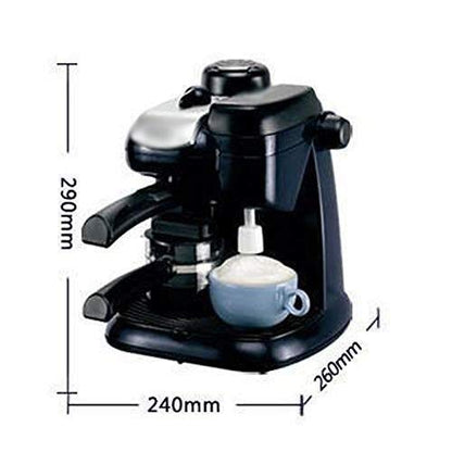 Machine à Café, Machine à Expresso, Machine à Café Entièrement Automatique, Machine à Mousser du Lait, Machine à Café à Vapeur, Machine à Café à Domicile, 240Mm × 260Mm × Intéressant, HUANGHAIQIU