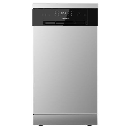 Cecotec Lave-vaisselle Bolero Aguazero 4201 Inox E. 1850 W, 11 couverts, 6 programmes, Classe E, Dual Zone Wash, Départ Différé, AquaStop Électronique, Panneau Tactile, 45 cm de largeur