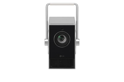 LG CineBeam Portable Vidéoprojecteur HU710PB Design Compact pour Home Cinema, 500 Lumen, 4K UHD, Projection Entre 50"~120", LG Smart webOS 6.0, Bluetooth et Haut-parleurs intégrés