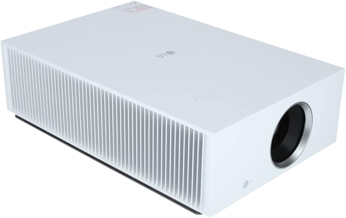 LG Electronics CineBeam Vidéoprojecteur Laser HU710PW Home Cinema 2000 Lumen, 4K UHD 2160p, Projection Entre 40"~300", Smart webOS 6.0, Bluetooth Audio, Haut-parleurs intégrés, pour Apple & Android