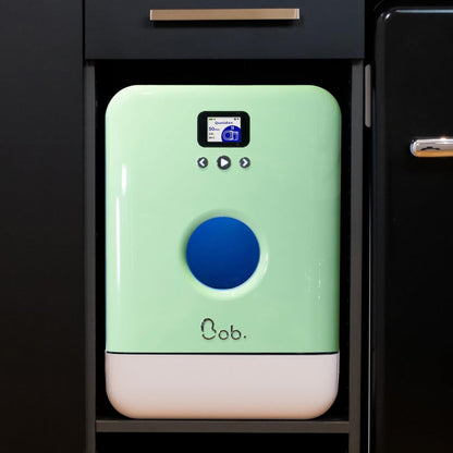 DAAN TECH Bob - Lave-vaisselle Compact 3 Couverts Encastrable - Pose Libre, Avec Réservoir, Portable - Séchage Naturel - Assiette 29 cm - Origine France Garantie