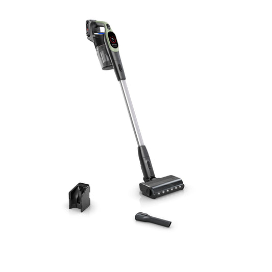 Bosch, aspirateur Balai sans Fil, Unlimited 9, Batterie 3.0 Ah, Technologie MicroClean, bac à poussières Facile à Vider, éclairage LED, Vert, BBS921TBA