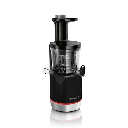 Bosch VitaExtract MESM731M Extracteur de Jus – Extraction lente pour réduire l'oxydation – Contrôle du niveau de pulpe et 3 différents filtres – 150 W – Couleur : noir