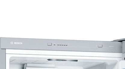 Bosch KGV33VLEAS - Réfrigérateur combiné pose libre - Série 4 - 288L - Froid brassé - L 60cm x H 176cm - Inox