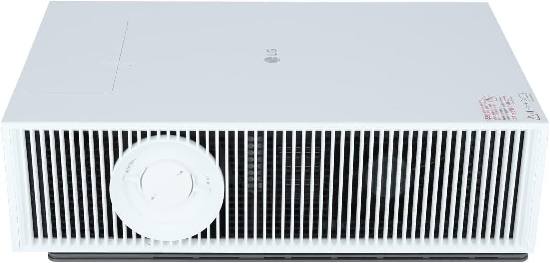 LG Electronics CineBeam Vidéoprojecteur Laser HU710PW Home Cinema 2000 Lumen, 4K UHD 2160p, Projection Entre 40"~300", Smart webOS 6.0, Bluetooth Audio, Haut-parleurs intégrés, pour Apple & Android