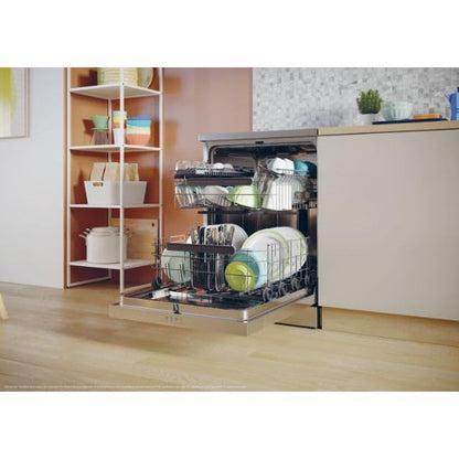 CANDY - Lave-Vaisselle - Rapido - 14 Couverts - Classe Énergétique E - Maxi Cuve, Wash & Dry 35 min, Ouverture Automatique, Contrôle à Distance - Blanc - 60 x 85 cm - Modèle CF 4E7L0A