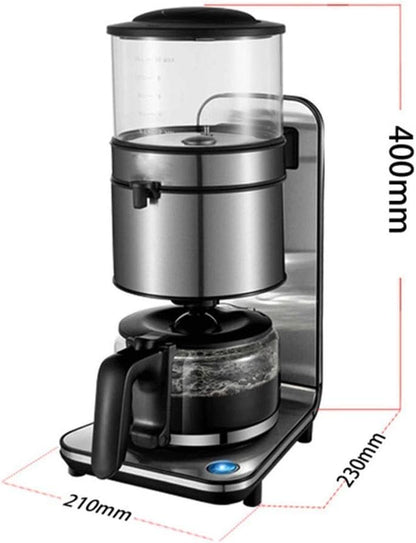 Machine à Café Machine à Café Automatique, Cafetière Goutte à Goutte, Maison, Bureau, Commercial, Peut Contenir 5 Tasses, HUANGHAIQIU