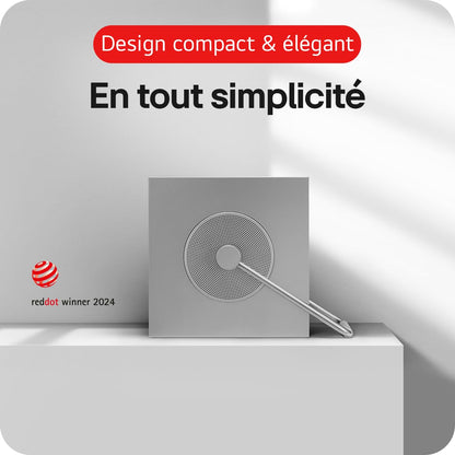 LG CineBeam Portable Vidéoprojecteur HU710PB Design Compact pour Home Cinema, 500 Lumen, 4K UHD, Projection Entre 50"~120", LG Smart webOS 6.0, Bluetooth et Haut-parleurs intégrés
