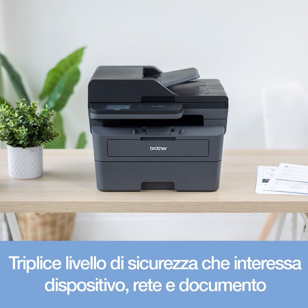 Brother DCP-L2660DW | Imprimante Multifonction | Laser | A4 | Abonnement d'impression ECOPRO 2 Mois OFFERTS | WiFi Direct