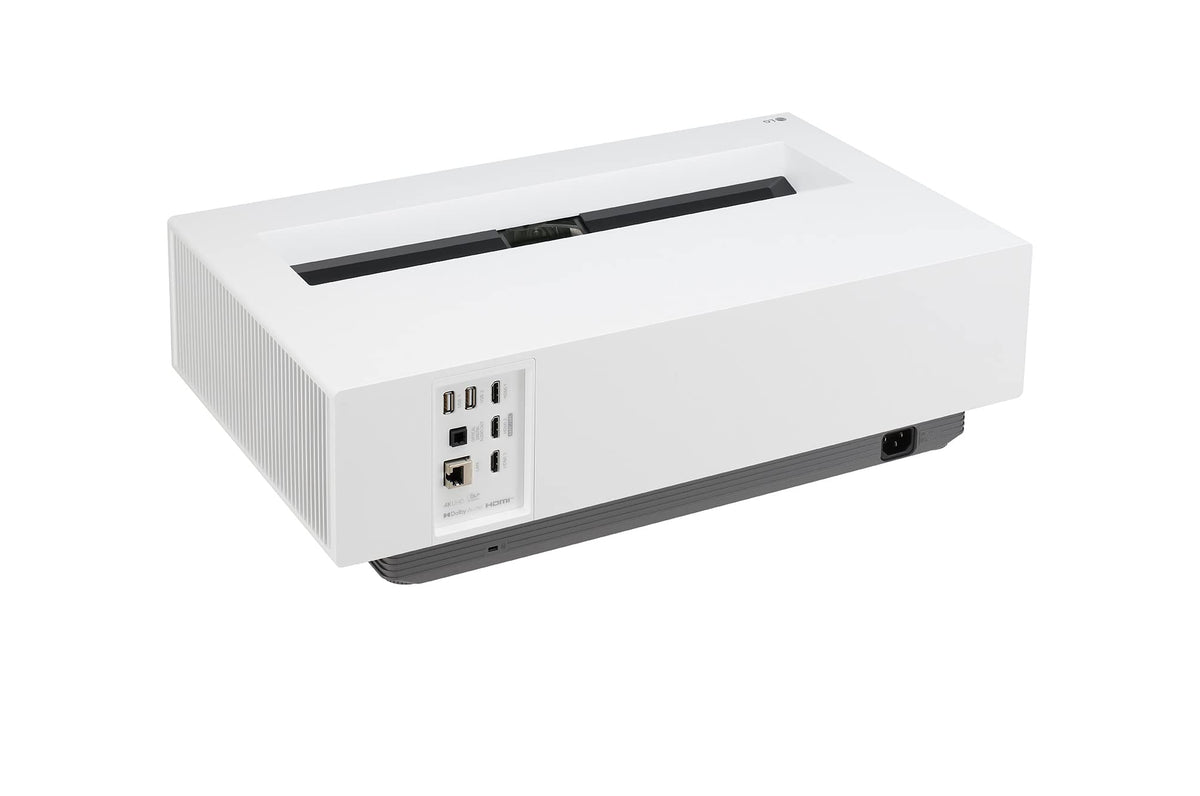 LG CineBeam Vidéoprojecteur Laser HU715QW Home Cinema 2500 Lumen, 4K UHD 2160p, Projection Entre 80"~120", LG Smart webOS 6.0, Bluetooth Audio, Haut-parleurs intégrés (2x20W)