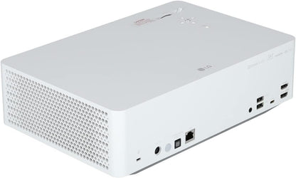 LG CineBeam Vidéoprojecteur LED HU70LS Home Cinema 1500 Lumen, 4K UHD 2160p, Projection Entre 60"~140", webOS 4.5, Bluetooth Audio, Haut-parleurs inté