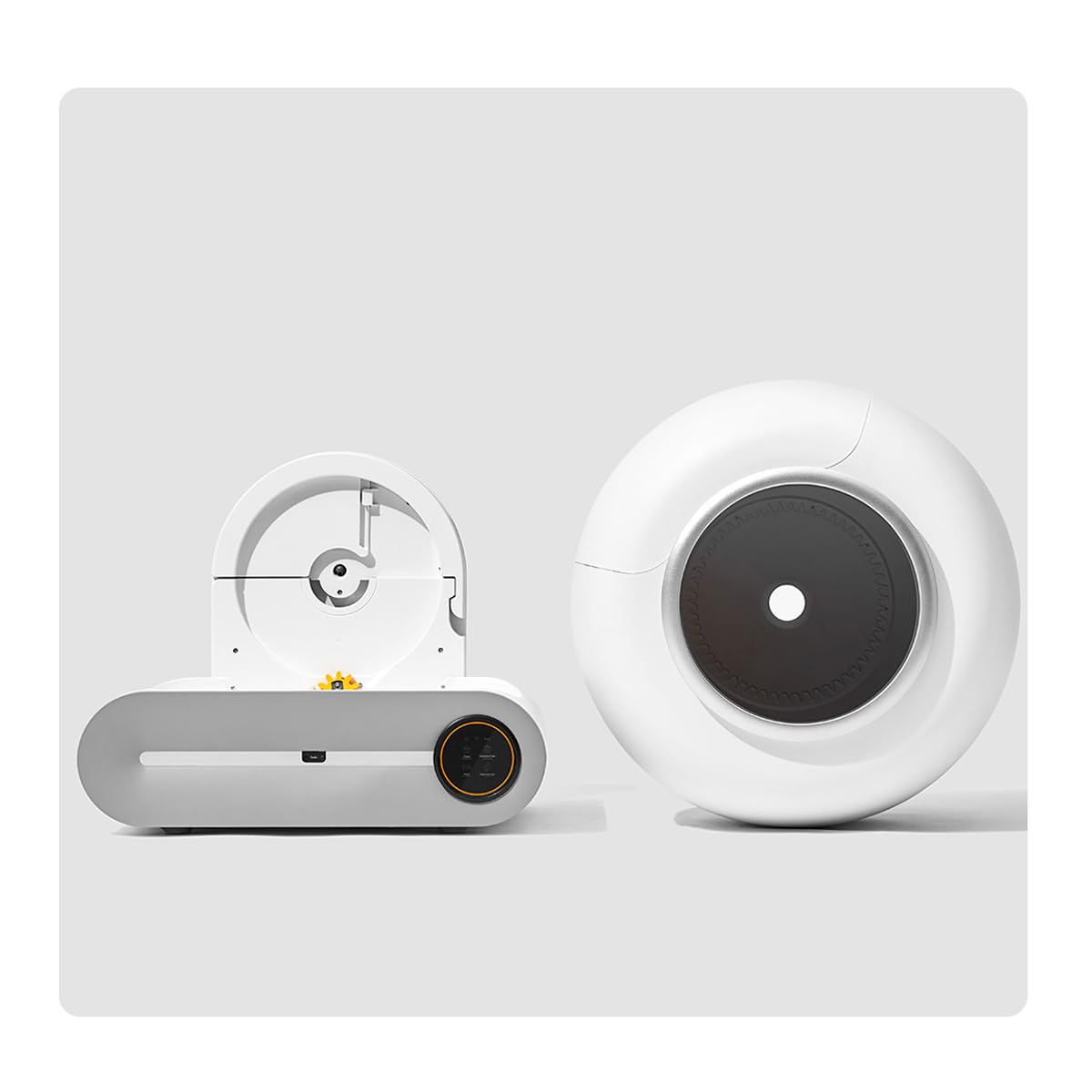 QraraZL Litière Chats Autonettoyante Via Contrôle APP, Bac à Litière Autonettoyante pour Chats, Alerte Intelligente/Moniteur de Santé/Désodorisant Ionique,65L+9L (Intelligent)