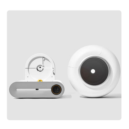 QraraZL Litière Chats Autonettoyante Via Contrôle APP, Bac à Litière Autonettoyante pour Chats, Alerte Intelligente/Moniteur de Santé/Désodorisant Ionique,65L+9L (Intelligent)