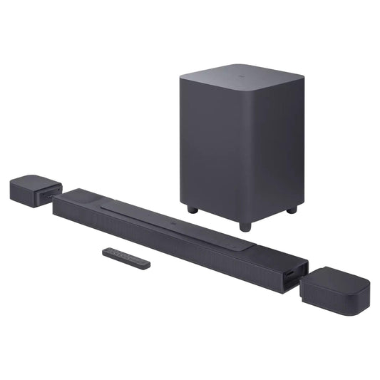 JBL Bar 800, Barre de Son avec Ses Haut-parleurs et Son Caisson de Basses sans Fil, Son Surround 3D Dolby Atmos, Connexion Wi-FI, Bluetooth, Alexa Mul