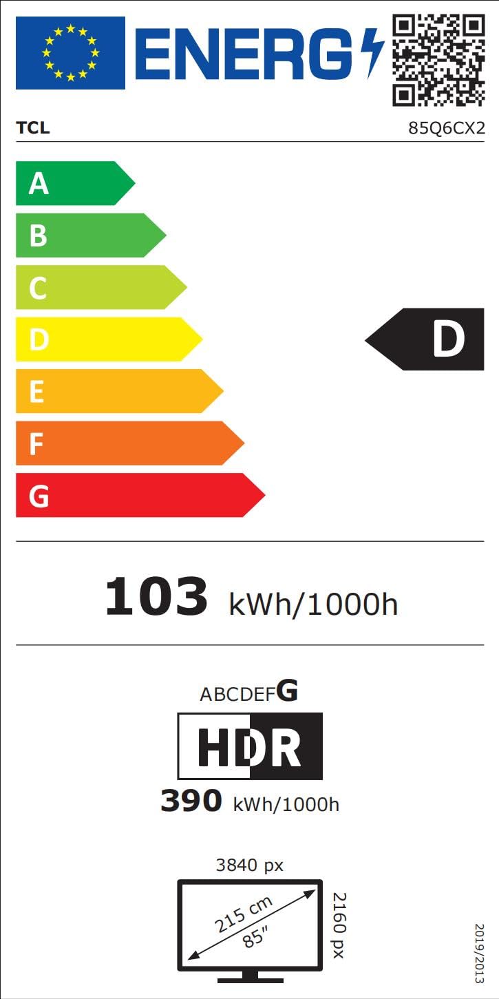 TCL 98Q6C QD-Mini LED TV, 4K HDR Premium 1000nits, Smart TV alimenté par Google (Dolby Vision IQ et Atmos, Panneau HVA Mat, système Audio Onkyo 2.1, Motion Clarity Pro 144Hz)