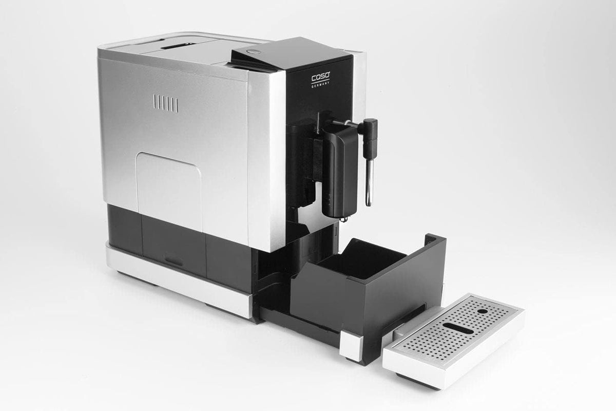 CASO Café Crema One - Machine à café automatique design, système de chauffage innovant, broyeur conique extra-silencieux en acier inoxydable, pour espresso, cappuccino, latte macchiato, etc.