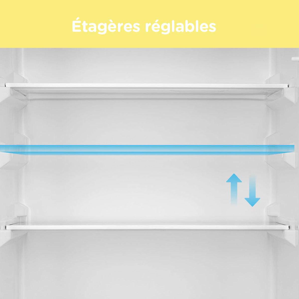 Comfee' RCB359IX2 Réfrigérateur Combiné, 262L(197+65), Grande Capacité, Low Frost, Hauteur 177,3 cm, Faible Bruit 39 dB, Éclairage LED, Température Réglable, Acier Inoxydable