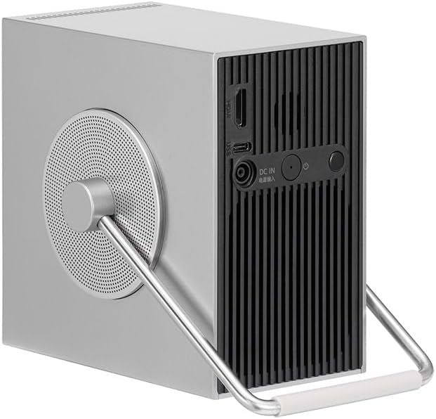 LG CineBeam Portable Vidéoprojecteur HU710PB Design Compact pour Home Cinema, 500 Lumen, 4K UHD, Projection Entre 50"~120", LG Smart webOS 6.0, Bluetooth et Haut-parleurs intégrés