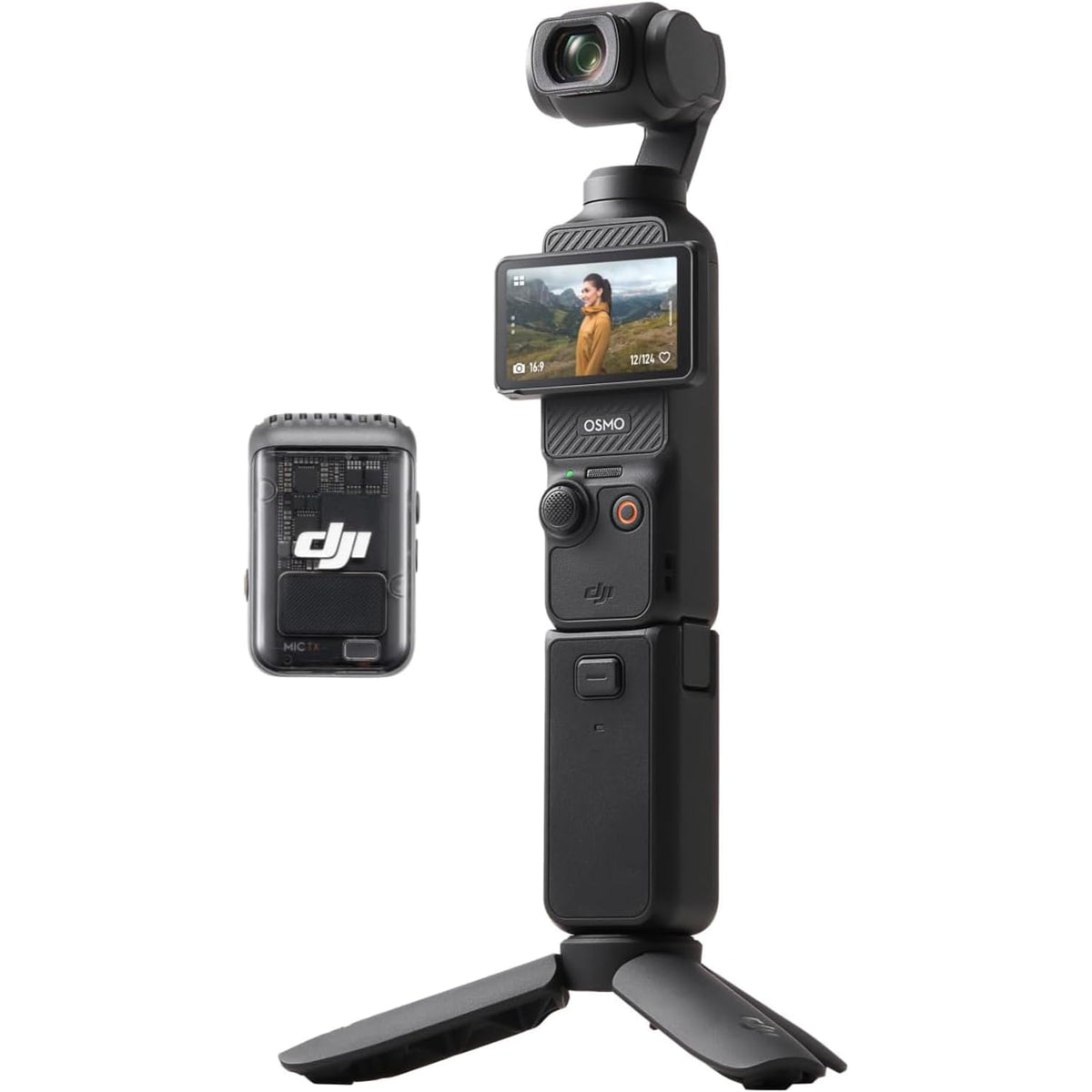 DJI Osmo Pocket 3 Créateur Bundle, camera vlog CMOS 1'' et Vidéo 4K/120 ips, digital et petite, Stabilisation à 3 axes, Suivi Facial/Objet, MAP rapide