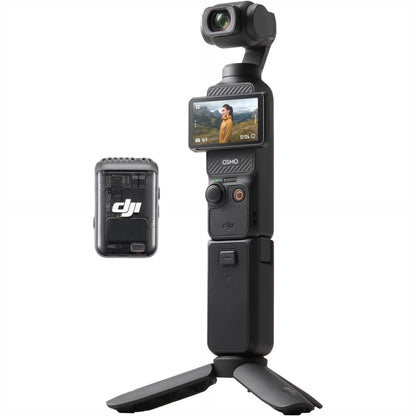 DJI Osmo Pocket 3 Créateur Bundle, camera vlog CMOS 1'' et Vidéo 4K/120 ips, digital et petite, Stabilisation à 3 axes, Suivi Facial/Objet, MAP rapide