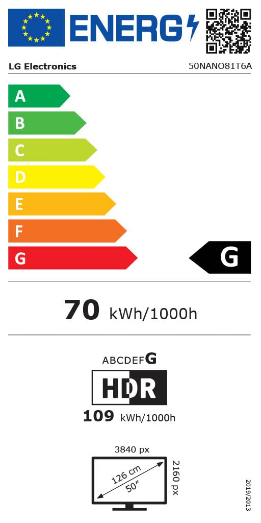LG Nanocell TV 2024 | 50NANO81 | 50 Pouces | UHD | Processeur α5 Gen7 AI 4K, Bleu foncé