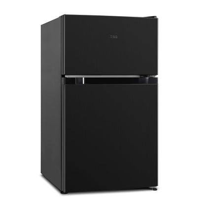 CHIQ Réfrigérateur congélateur en haut Réfrigérateur congélateur - 86 L (61/25L) - Portes réversibles, Congélateur 4 étoiles, Machine à glaçons, Garantie compresseur 12 ans, Classe E