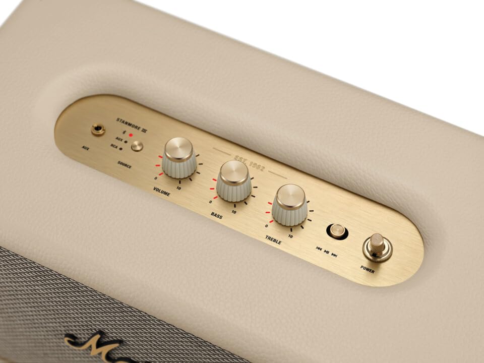Marshall Stanmore III Bluetooth Haut-Parleur - Creme