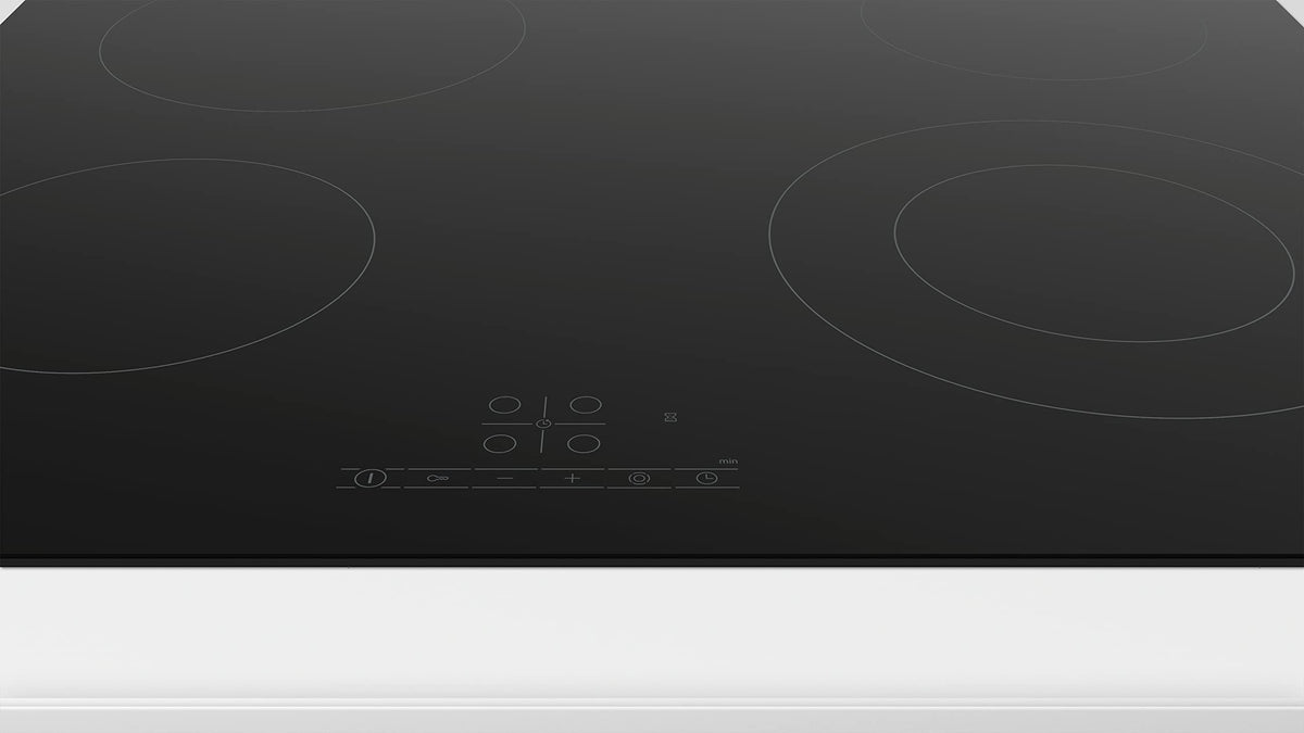 Bosch PUC611BB5E- Série 4, Plaque à Induction - 3 Feux - 60 cm - Puissance 4600 W - Noir