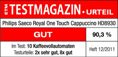 Saeco - HD8930/01 - Machine à café Royal Argent (Import Allemagne)