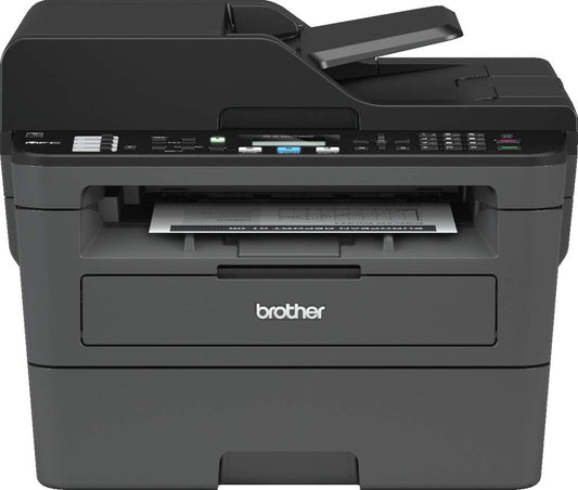 Brother MFC-L2710DW Imprimante Multifonction 4 en 1 Laser - Monochrome - A4 - Impression Recto-verso, Numérisation, Copie, Télécopie - Airprint